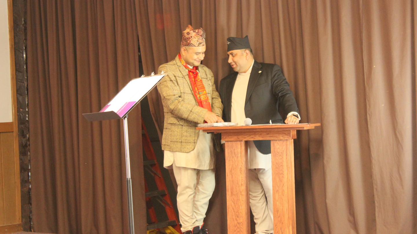 Yogesh Adhikari and Tek Acharya